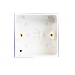 Pattress Box with Earth 1-Gang 45mm