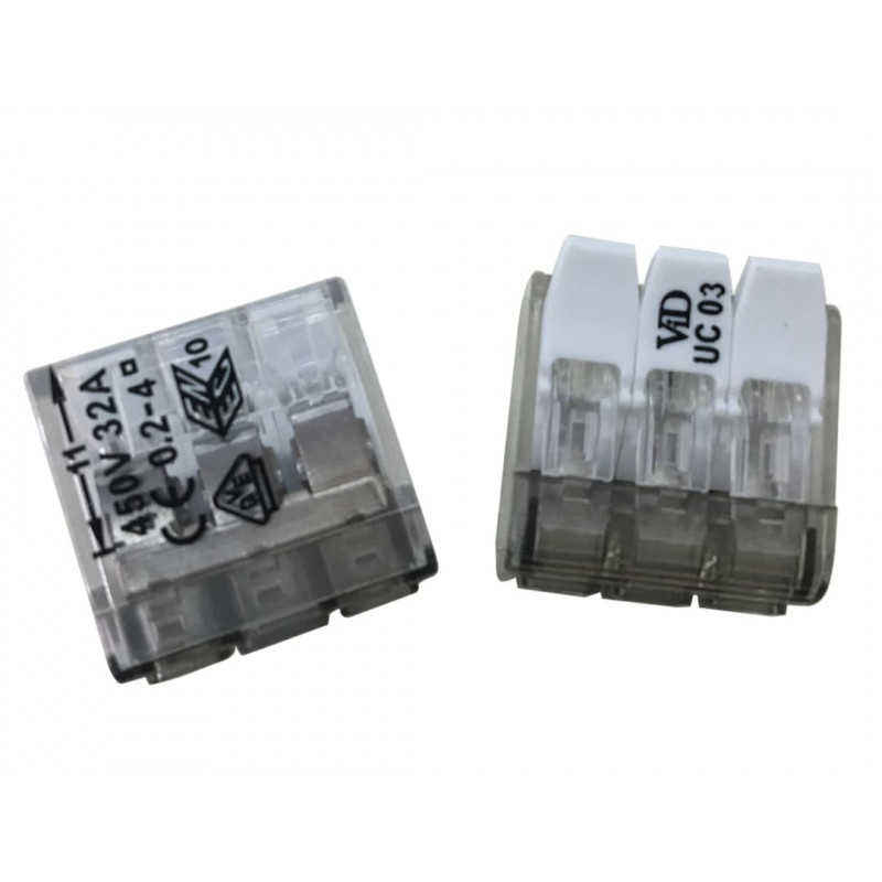3 Pole Compact Lever Connector 32A