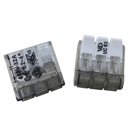 3 Pole Compact Lever Connector 32A