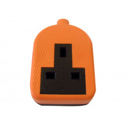 Trailing Socket 13A 1-Gang Orange