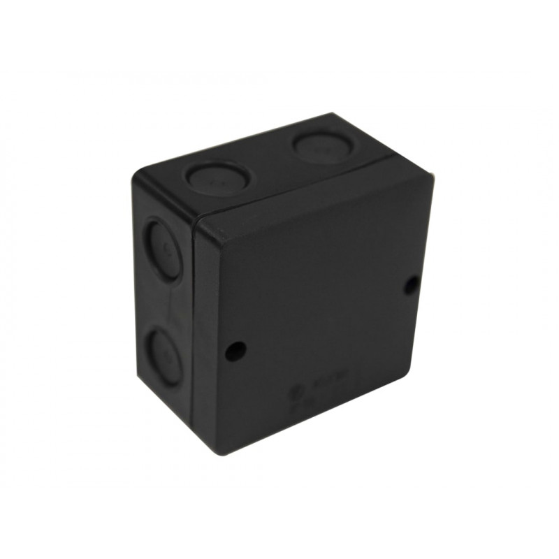 IP66 Junction Box Black 81 x 81mm IP66 Junction Box Black 81 x 81mm