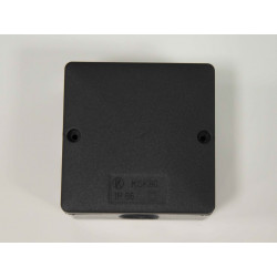 IP66 Junction Box Black 81 x 81mm