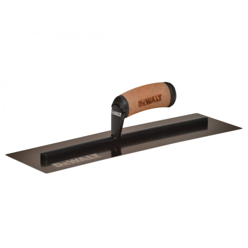 Curved Gold Stainless Steel Finishing Trowel 16in Curved Gold Stainless Steel Finishing Trowel 16in