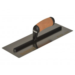 0.5mm FLEX Stainless Steel Flat Trowel, Leather Handle 14in