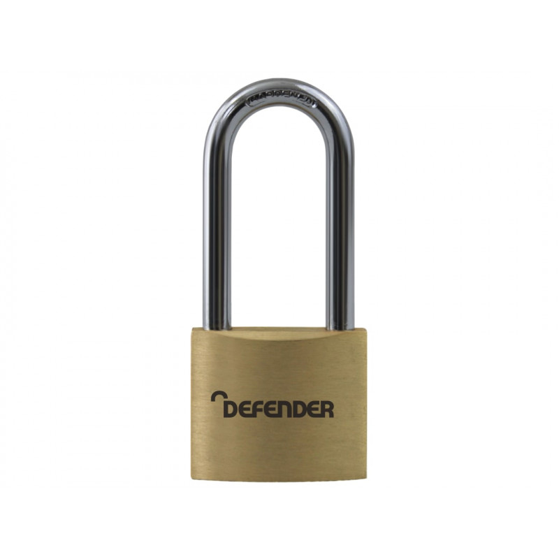 Brass Padlock Long Shackle 40mm Keyed Alike Brass Padlock Long Shackle 40mm Keyed Alike