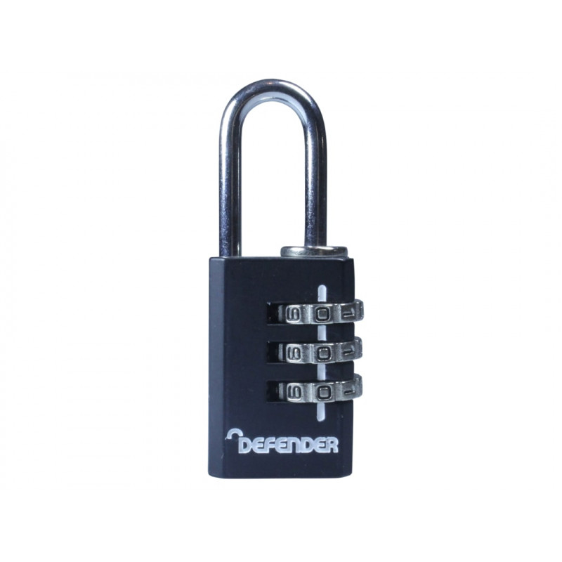 Black Die-Cast Combination Padlock 20mm Black Die-Cast Combination Padlock 20mm
