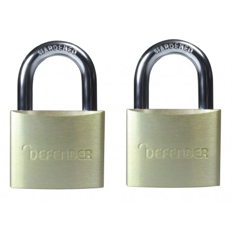 Aluminium Padlock Twin Pack 40mm