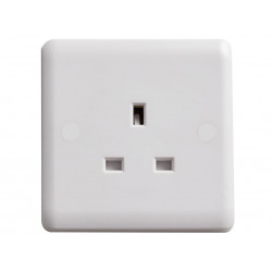 Unswitched Socket 1-Gang 13A
