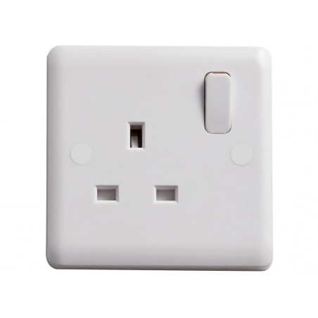 Switched Socket 1-Gang 13A