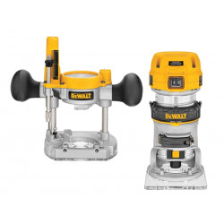 D26204K 1/4in Premium Plunge & Fixed Base Combi Router 900W 240V