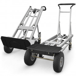Cosco 4-in-1 Sack Truck with Flat-Free Wheels (453kg Capacity) - Pack Of 2