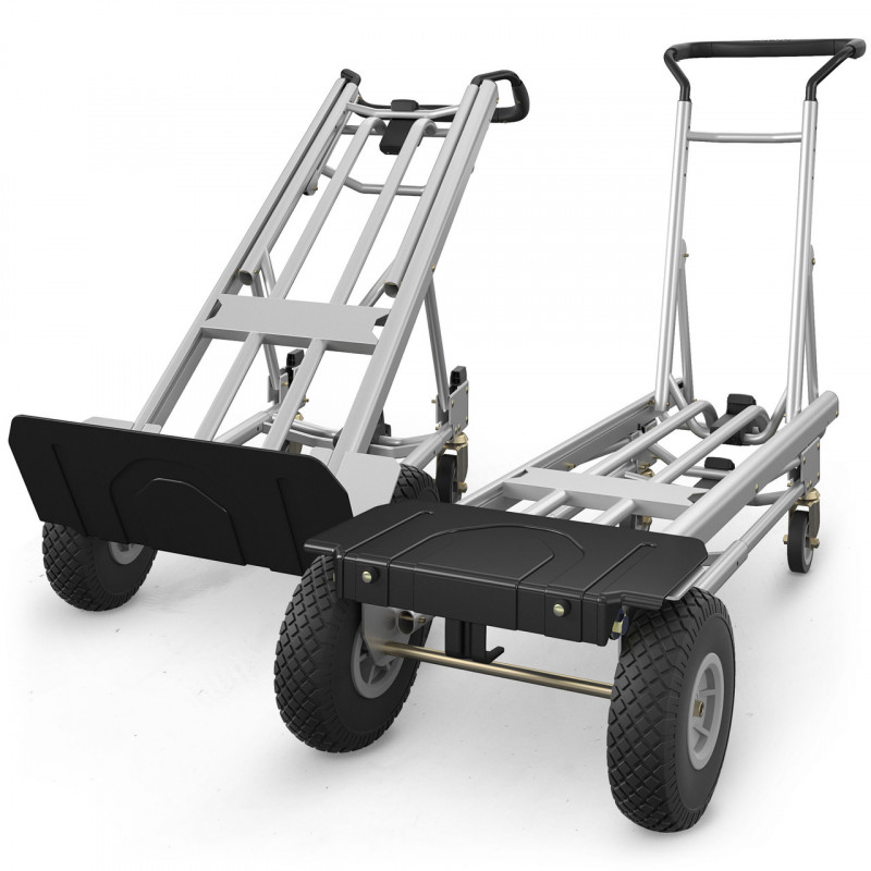 Cosco 4-in-1 Sack Truck with Flat-Free Wheels (453kg Capacity) - Pack Of 2 Cosco 4-in-1 Sack Truck with Flat-Free Wheels (453kg Capacity) - Pack Of 2