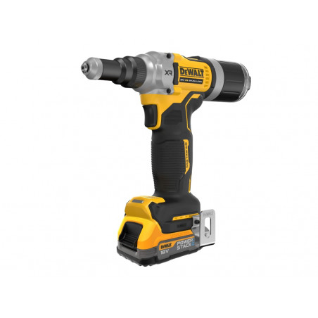 DCF414E2T XR 1/4in Brushless Riveter 2 x 1.7Ah POWERSTACK™ Li-ion