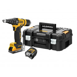 DCF403E1T XR 3/16in Brushless Riveter 1 x 1.7Ah POWERSTACK™ Li-ion