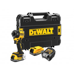 DCF870E2T Hyrdralic Impact Driver 18V 2 x 1.7Ah POWERSTACK™ Li-ion