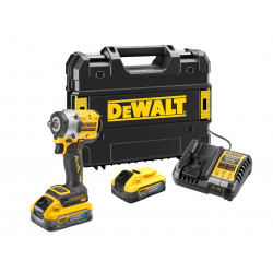 DCF921H2T XR BL 1/2in Impact Wrench 18V 2 x 5.0Ah POWERSTACK™ Li-ion