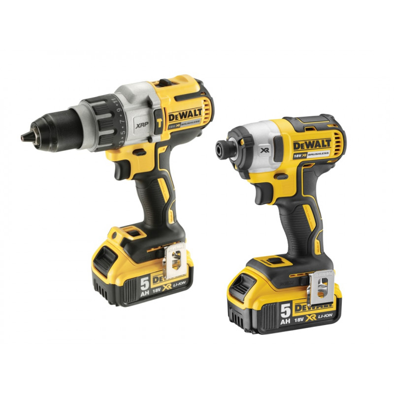 DCK276P2 Brushless Twin Pack 18V 2 x 5.0Ah Li-ion