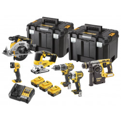 DCK690P3T XR Brushless 6 Piece Kit 18V 3 x 5.0Ah Li-ion