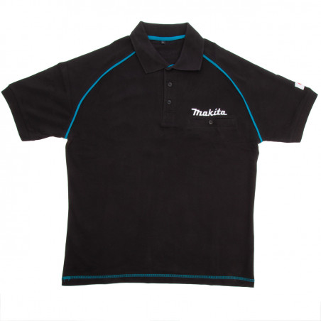 Makita 98P137 Black Polo Shirt (Large)