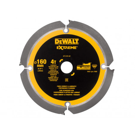 Extreme PCD Fibre Cement Saw Blade 160 x 20mm x 4T