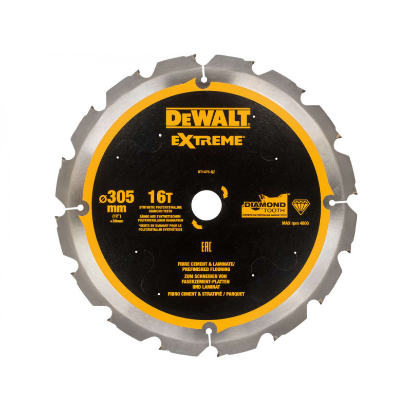 Extreme PCD Fibre Cement Saw Blade 305 x 30mm x 16T Extreme PCD Fibre Cement Saw Blade 305 x 30mm x 16T