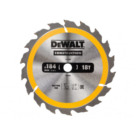 Portable Construction Circular Saw Blade 184 x 16mm x 18T