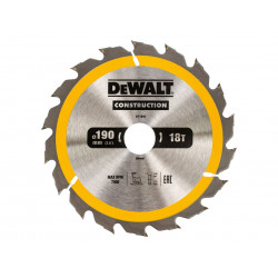 Portable Construction Circular Saw Blade 190 x 30mm x 18T