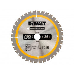 Cordless Construction Trim Saw Blade 165 x 20mm x 36T