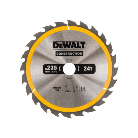 Portable Construction Circular Saw Blade 235 x 30mm x 24T