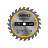DT20420 TCT Construction Circular Saw Blade 115 x 9.5mm x 24T