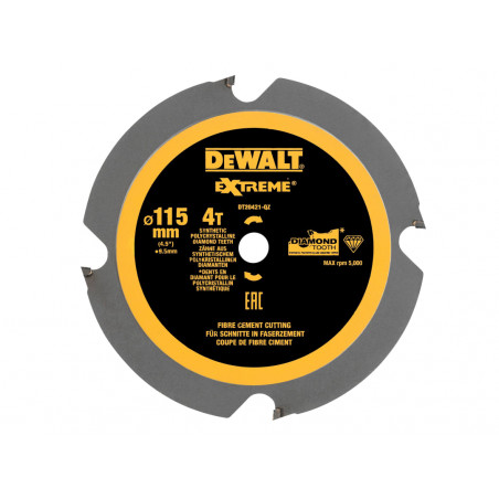 DT20421 PCD Circular Saw Blade 115 x 9.5mm x 4T
