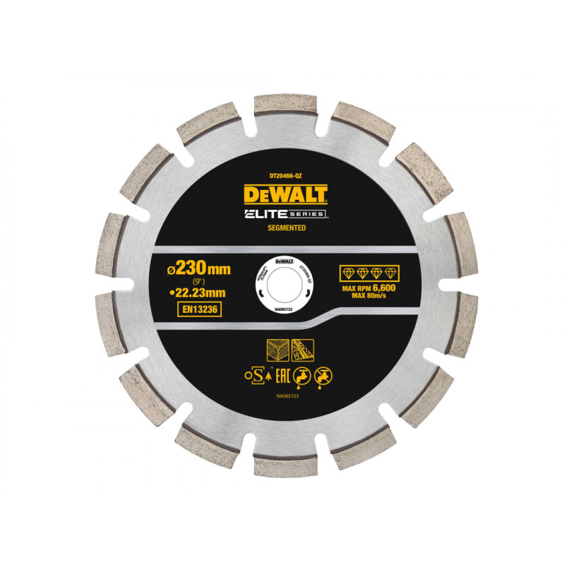 ELITE SERIES™ Asphalt Diamond Segmented Wheel 230 x 22.23mm ELITE SERIES™ Asphalt Diamond Segmented Wheel 230 x 22.23mm