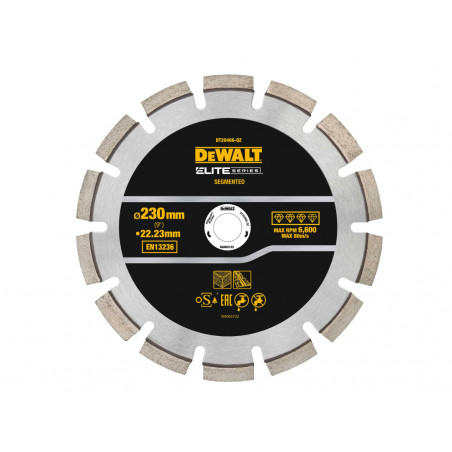 ELITE SERIES™ Asphalt Diamond Segmented Wheel 230 x 22.23mm