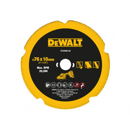 DT20590 Diamond Multi Material Blade 75mm