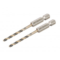 BLACK&GOLD Hex HSS-G Drill Bits (2) 3.0mm