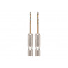 BLACK&GOLD Hex HSS-G Drill Bits (2) 2.0mm