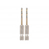 BLACK&GOLD Hex HSS-G Drill Bits (2) 2.5mm
