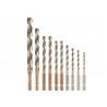 DT20620 BLACK&GOLD HSS Drill Set, 10 Piece