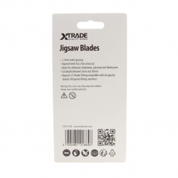 XTrade JT101B Clean for Wood Jigsaw Blades (Pack of 5)