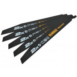 2X Life General Purpose Reciprocating Blade 152mm x 10 TPI Pack of 5