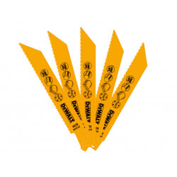 Bi-Metal Reciprocating Blade for Plastic & Pipes 152mm( Pack 5)