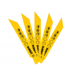 Bi-Metal Reciprocating Blade for Metal 152mm x 14 TPI (Pack 5)