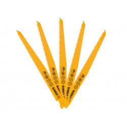 Bi-Metal Reciprocating Blade for Wood with Nails 228mm (Pack 5)