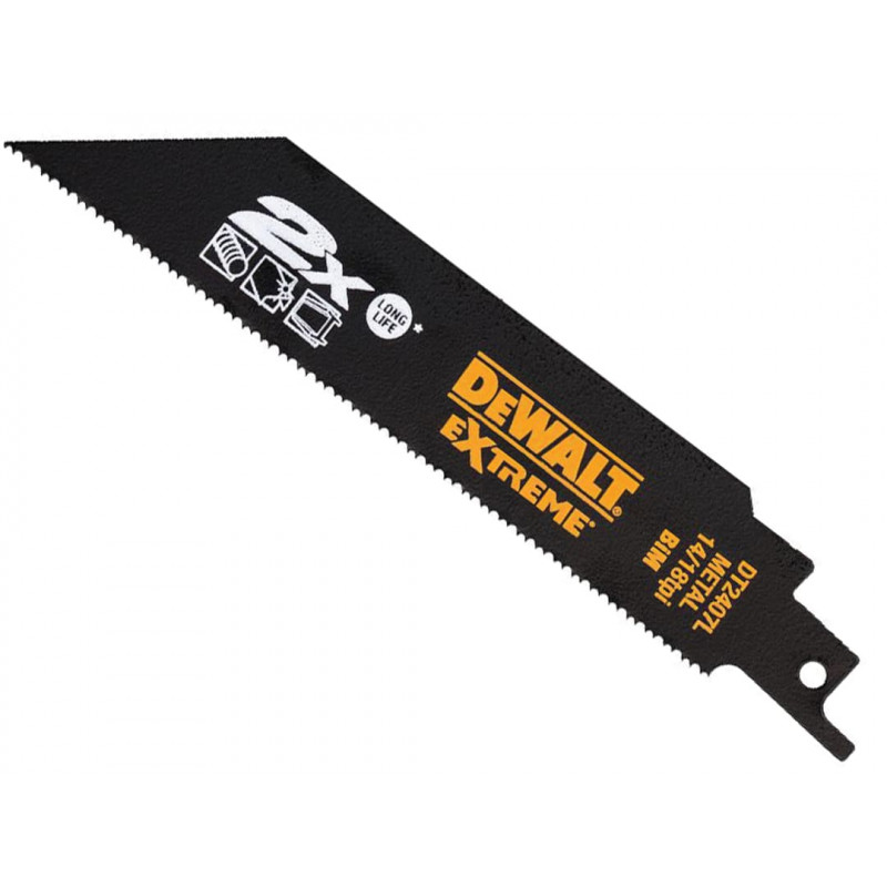 2X Life Metal Reciprocating Blade 152mm x 14/18 TPI Pack of 5 2X Life Metal Reciprocating Blade 152mm x 14/18 TPI Pack of 5