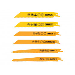 DT2444 Reciprocating Saw Blade Set, 6 Piece