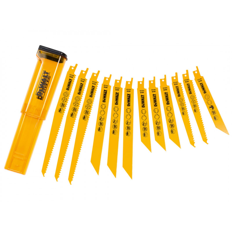 DT2445 Reciprocating Saw Blade Set, 12 Piece DT2445 Reciprocating Saw Blade Set, 12 Piece