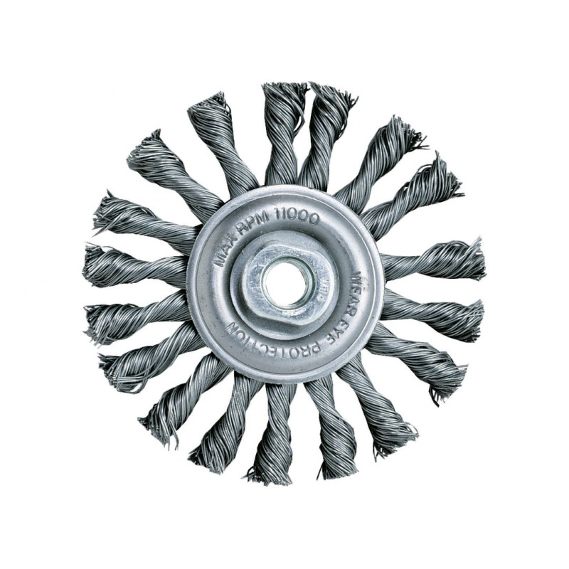 DT3502 Twist Knot Wire Wheel 115 x 22 x 22.23mm DT3502 Twist Knot Wire Wheel 115 x 22 x 22.23mm