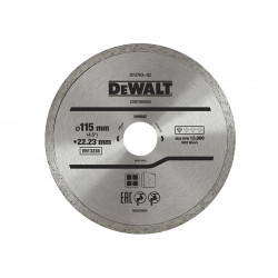 DT3711 Continuous Rim Diamond Cutting Disc 115 x 22.23mm