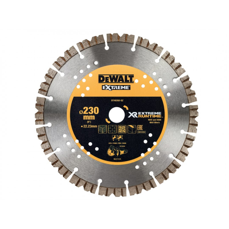 DT40260 Extreme Diamond Cutting Blade 230 x 22.23mm DT40260 Extreme Diamond Cutting Blade 230 x 22.23mm