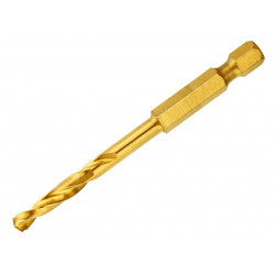 Impact Titanium Drill Bit 4.5mm OL:75mm WL:31mm